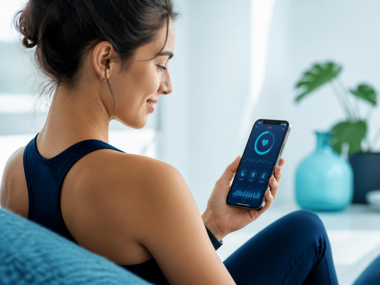 A person reviewing their performance check-in on the Roberto app